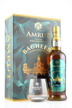 Amrut Bagheera 46%vol. 0,7l - Mit Zwei Gläsern