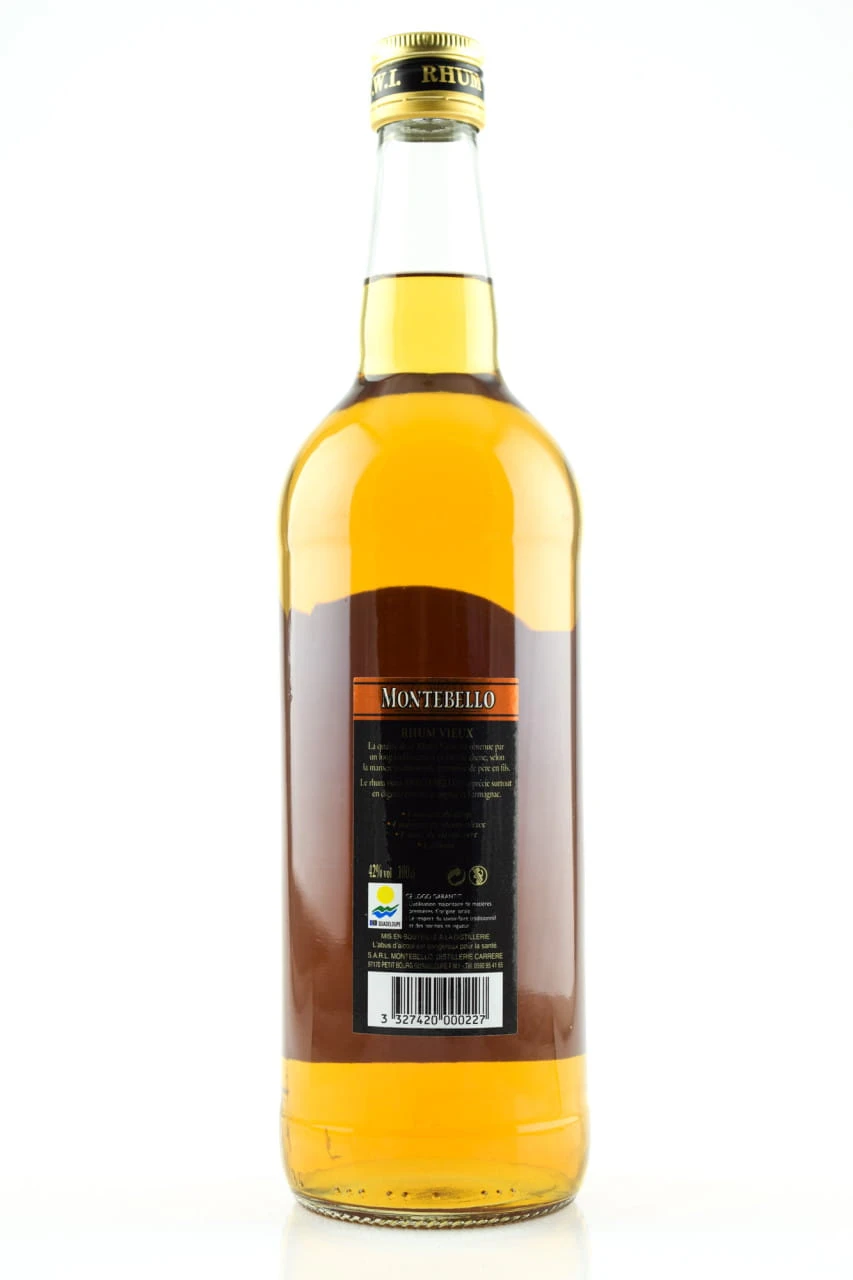 Montebello Vieux 4 Jahre 42%vol. 1,0l – Bild 2