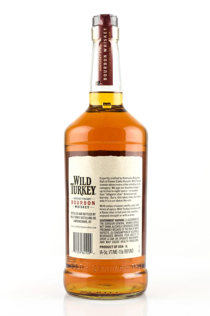 Wild Turkey 81 Proof 40,5%vol. 1,0l – Bild 2