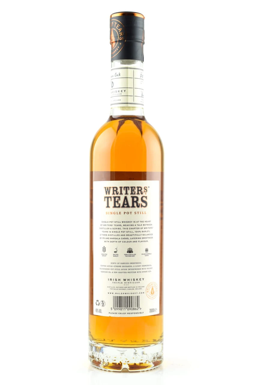 Writers Tears Single Pot Still 46%vol. 0,7l – Bild 2