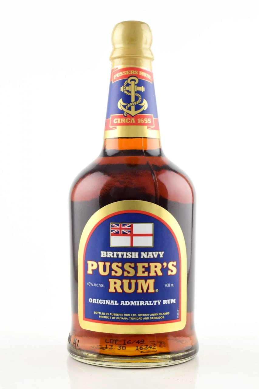 Pusser's British Navy Original Admiralty Blue Label 40%vol. 0,7l