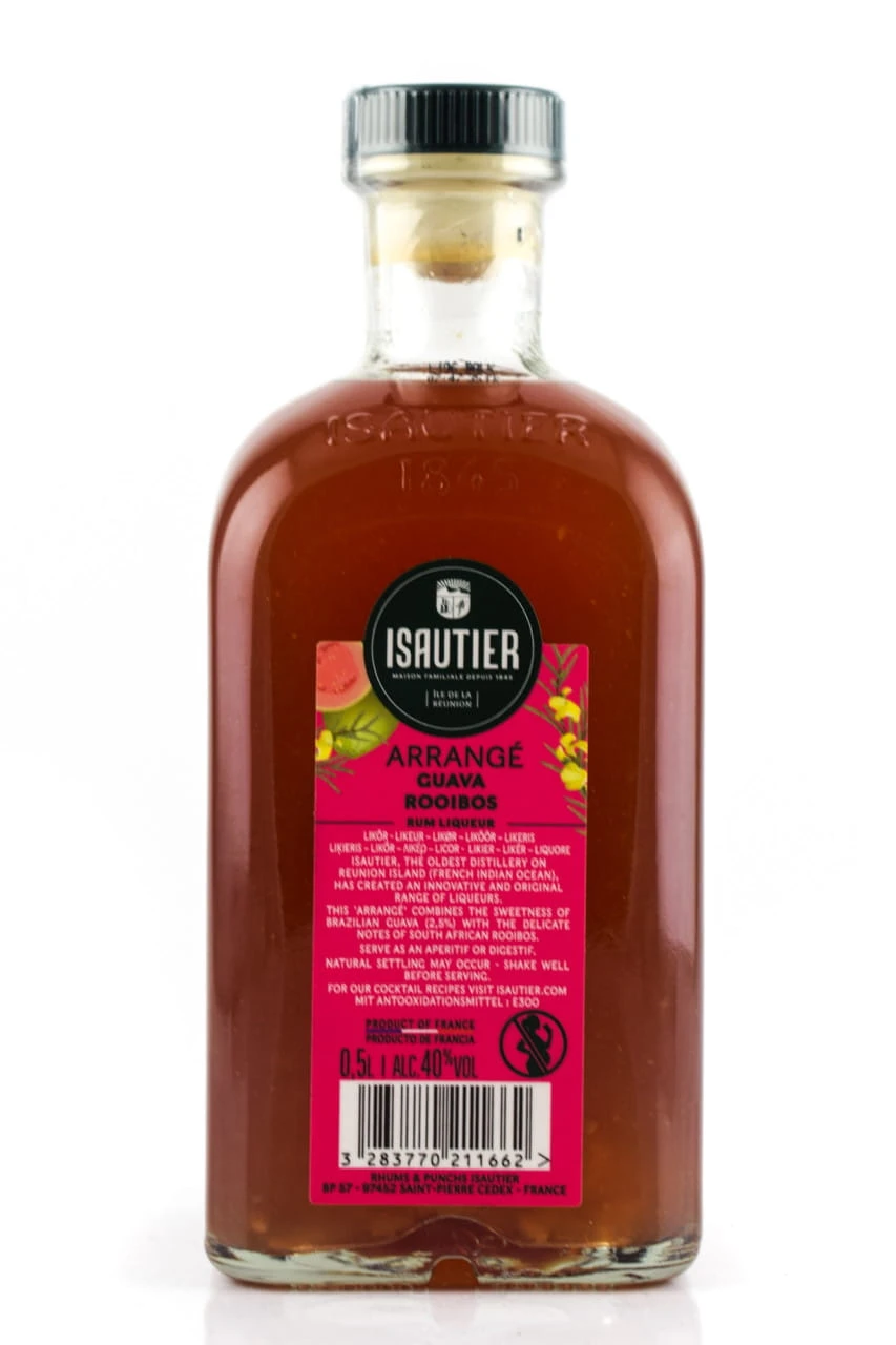 Isautier Arrangé Goyave-Rooibos 40%vol. 0,5l – Bild 2
