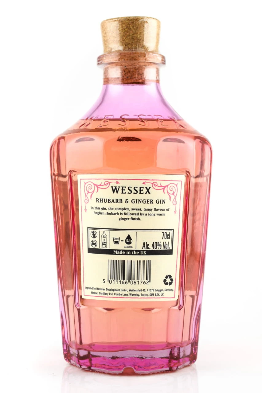 Wessex Rhubarb & Ginger Gin 40%vol. 0,7l – Bild 2