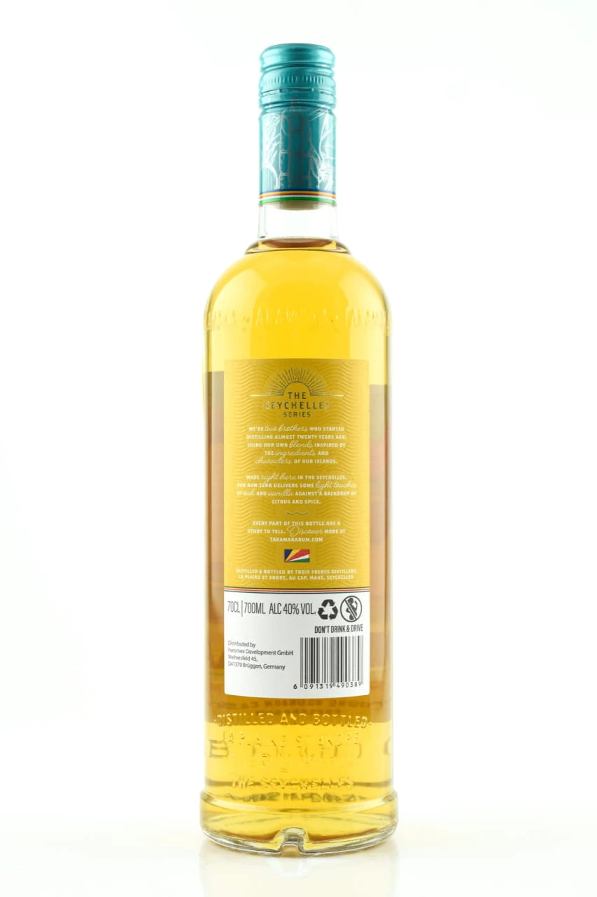 Takamaka Rum Zenn 40%vol. 0,7l – Bild 2