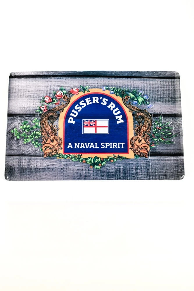 Pusser's Rum - A Naval Spirit Blechschild