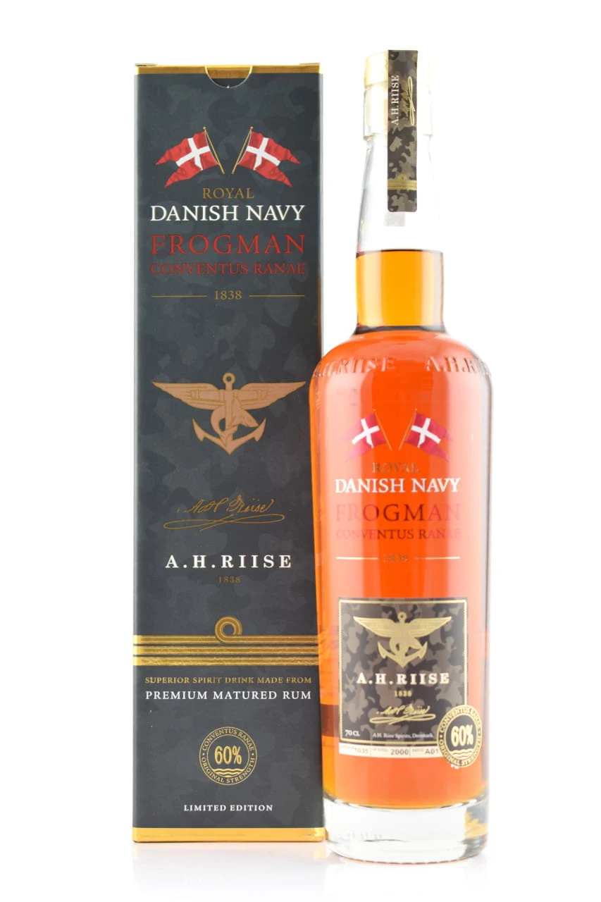 A.H. Riise Royal Danish Navy Frogman Conventus Ranae 60%vol. 0,7l