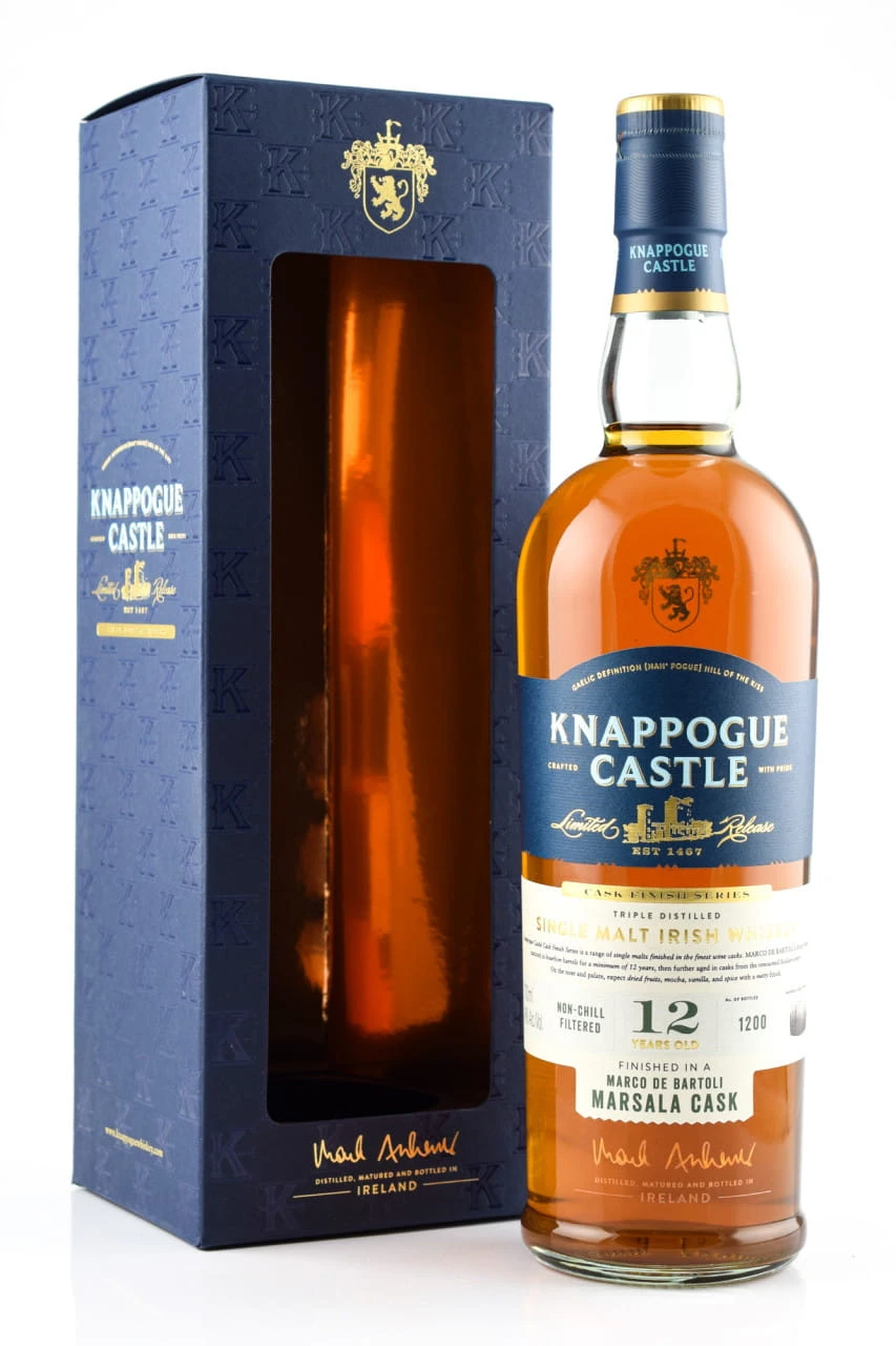 Knappogue Castle 12 Jahre Marco De Bartoli Marsala Cask 46%vol. 0,7l