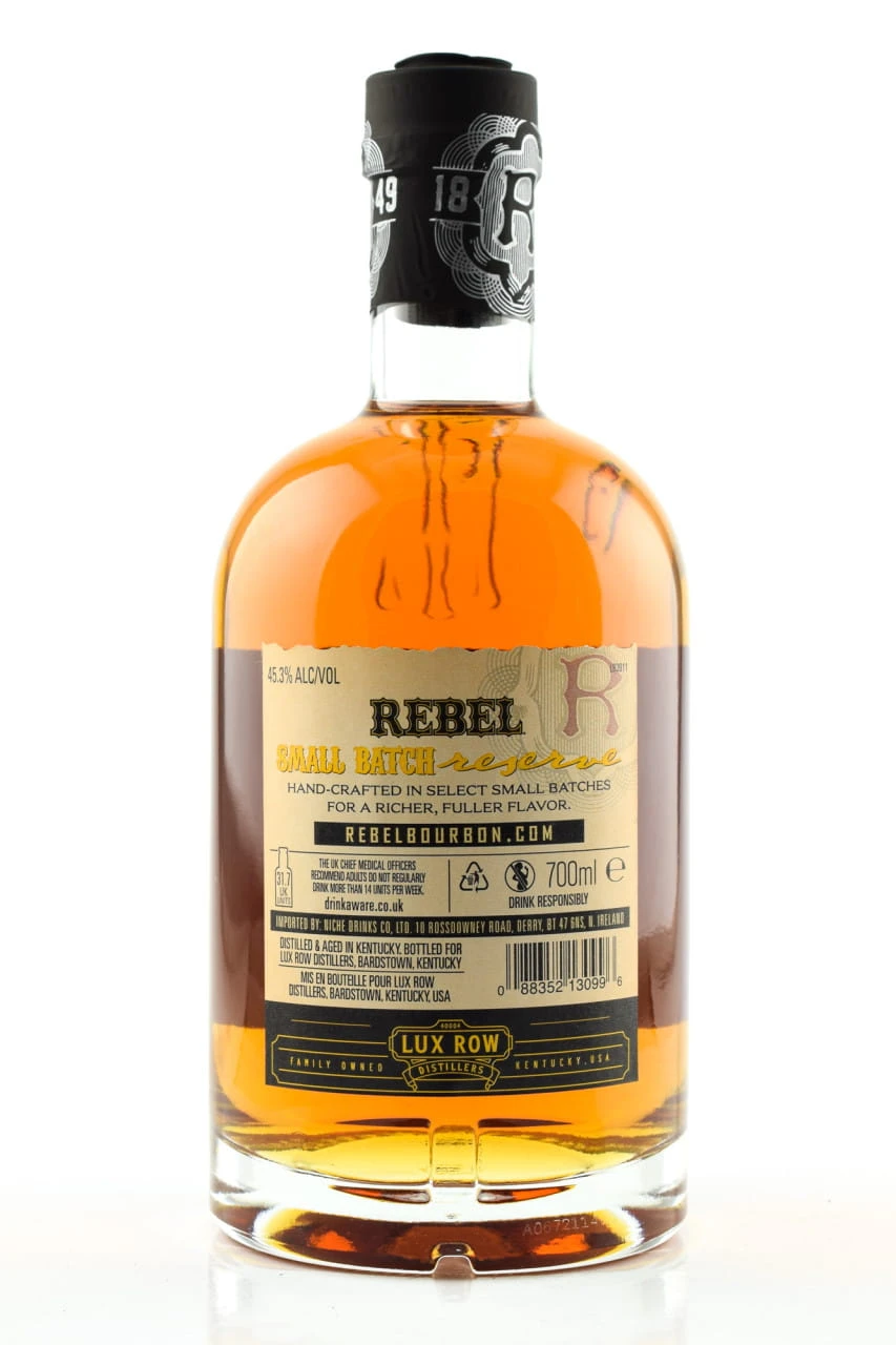 Rebel Small Batch Reserve 45,3%vol. 0,7l – Bild 2