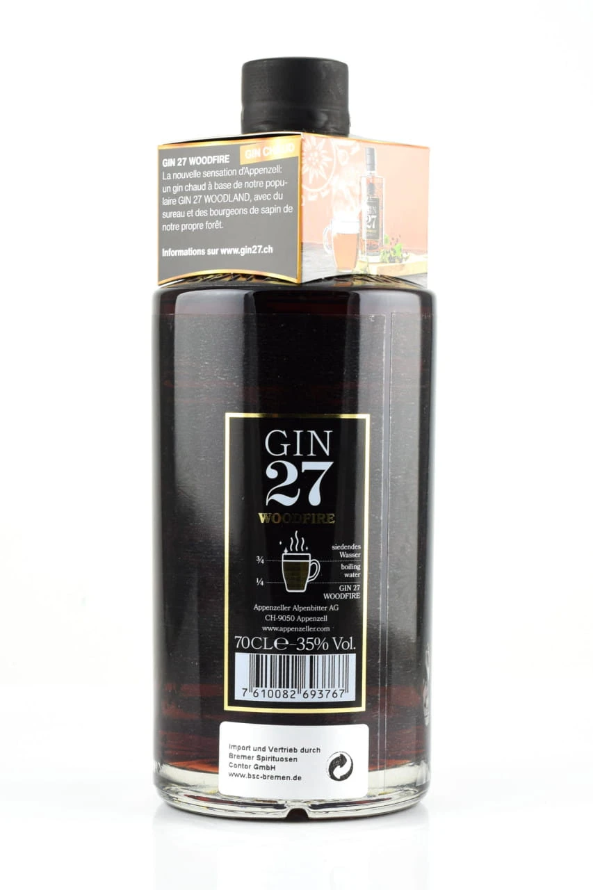GIN 27 Woodfire 35%vol. 0,7l – Bild 2