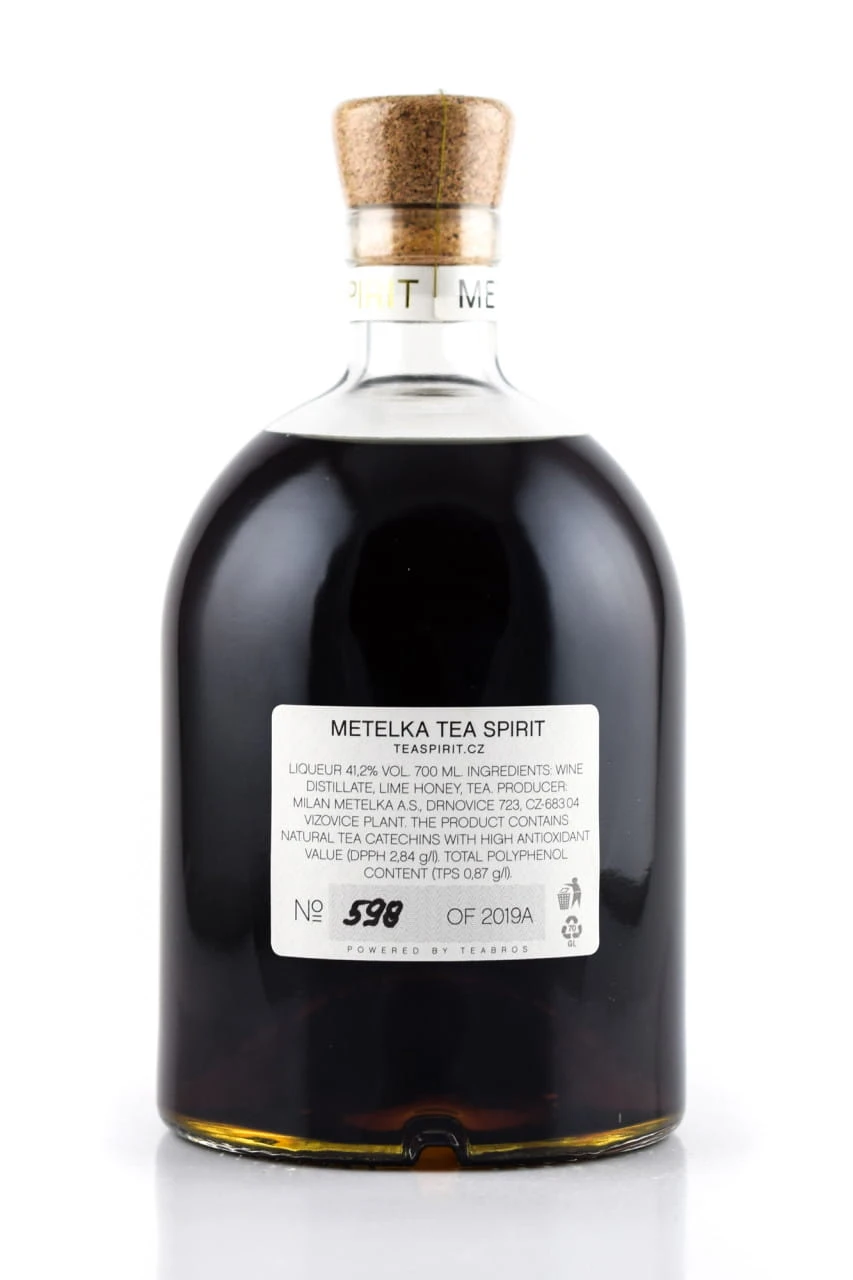 Metelka Tea Spirit Georgia 41,2%vol. 0,7l – Bild 2