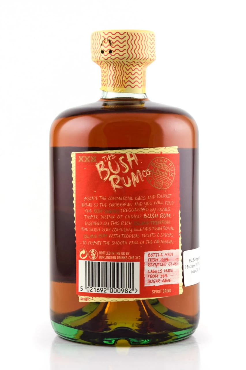 Bush Rum Original Spiced 37,5%vol. 0,7l – Bild 2