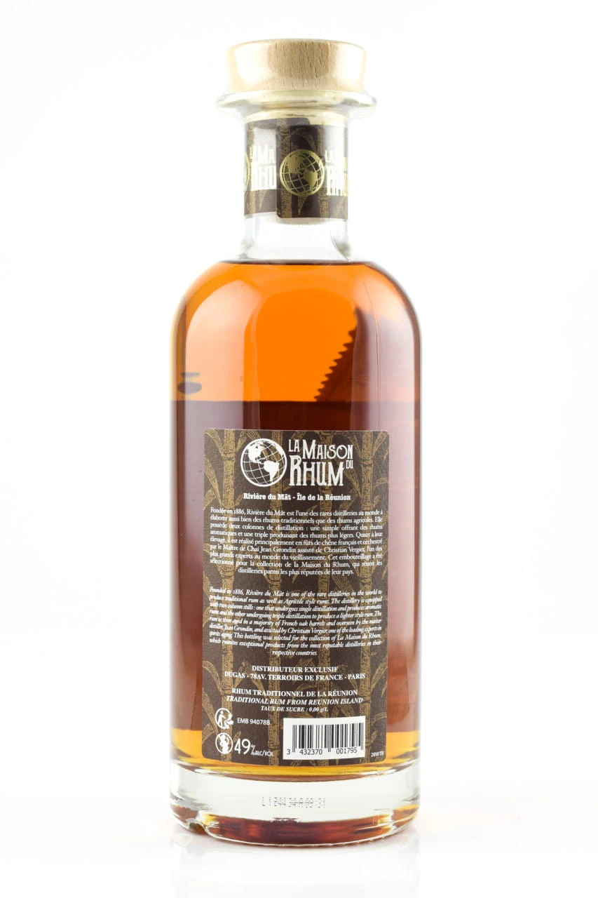 Rhum Ile De La Reúnion - La Maison Du Rhum Batch #4 49%vol. 0,7l – Bild 2
