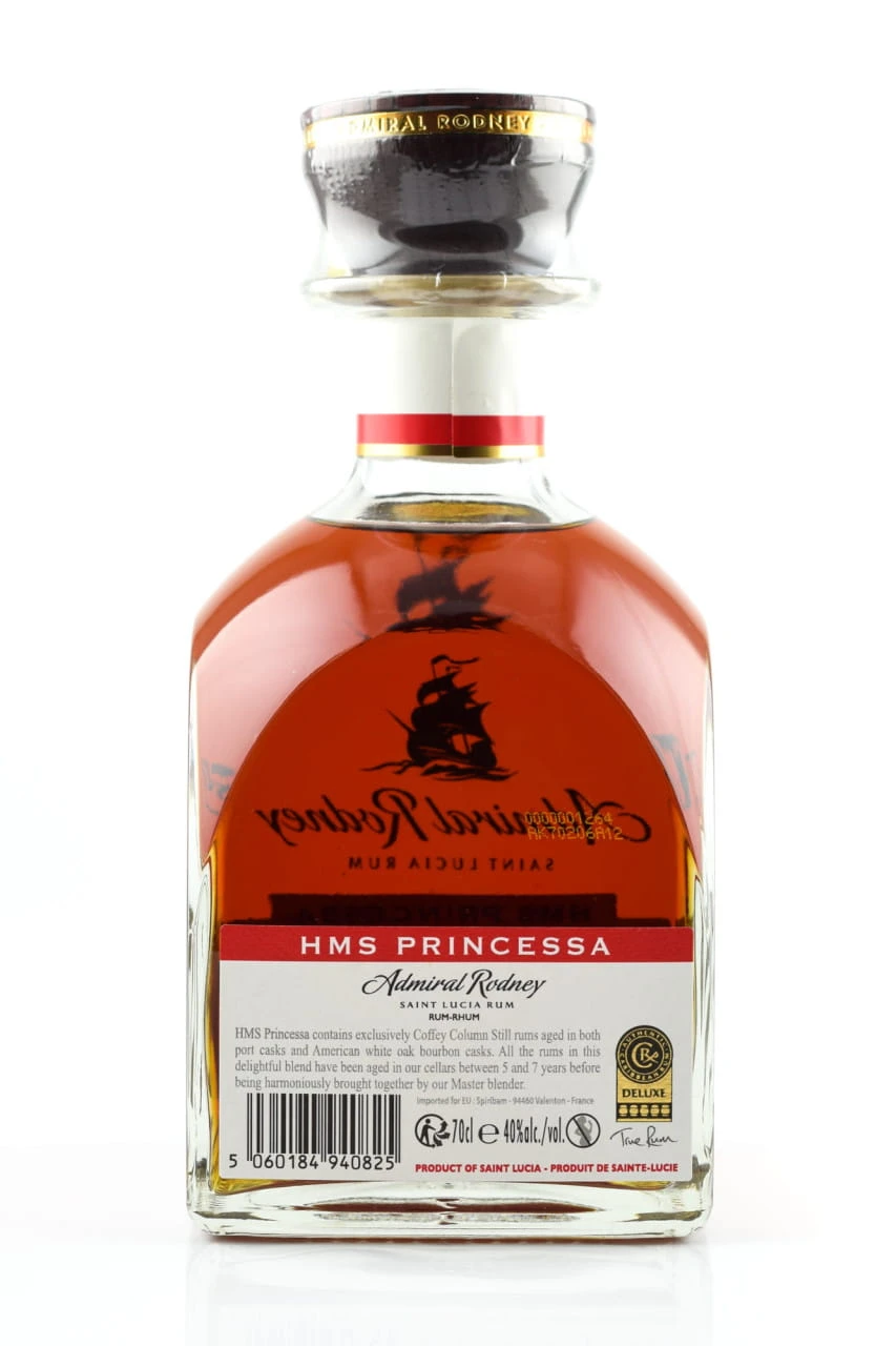 Admiral Rodney HMS Princessa 40%vol. 0,7l – Bild 2