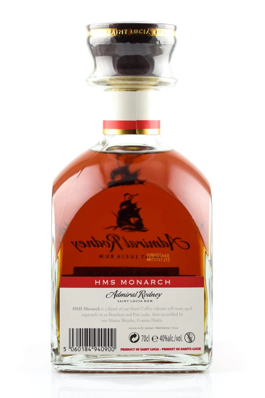 Admiral Rodney HMS Monarch 40%vol. 0,7l – Bild 2