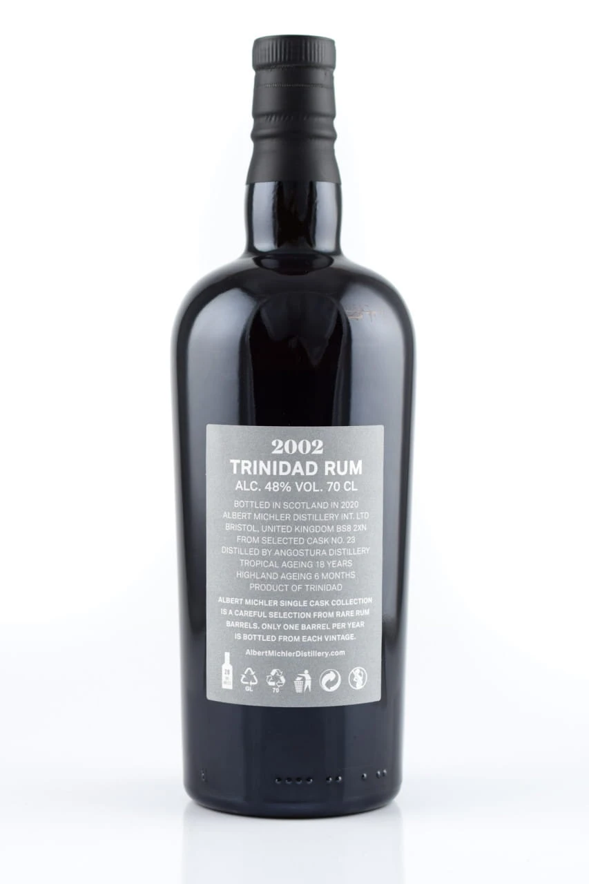 Albert Michler Single Cask Collection Trinidad 2002/2020 48%vol. 0,7l – Bild 2