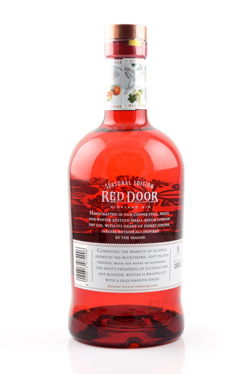 Red Door Gin Seasonal Edition - Winter 45%vol. 0,7l – Bild 2