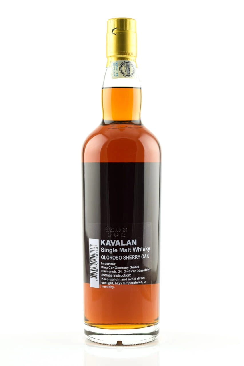 Kavalan Sherry Oak 46%vol. 0,7l – Bild 2