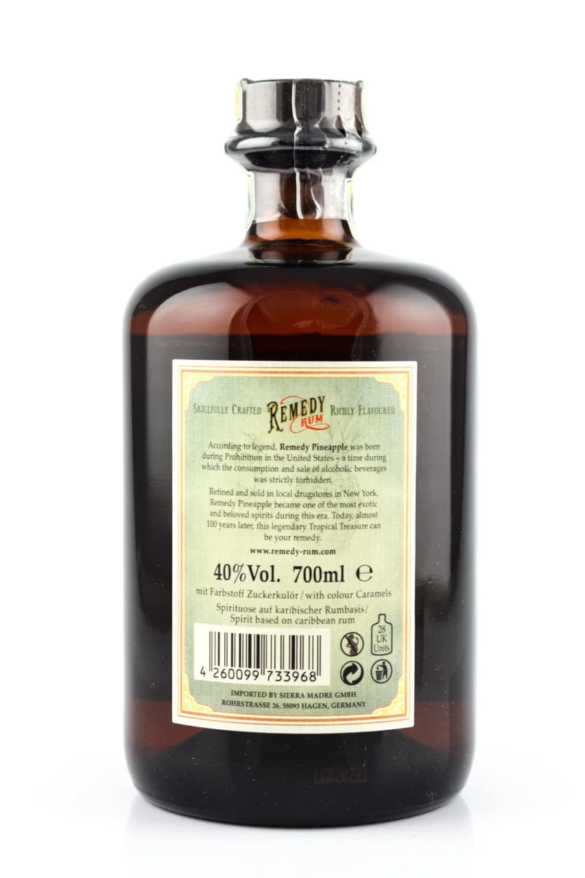 Remedy Pineapple 40%vol. 0,7l – Bild 3