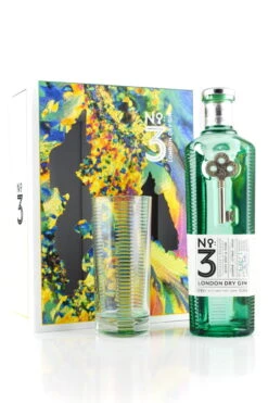 No. 3 - London Dry Gin 46%vol. 0,7l Mit Glas