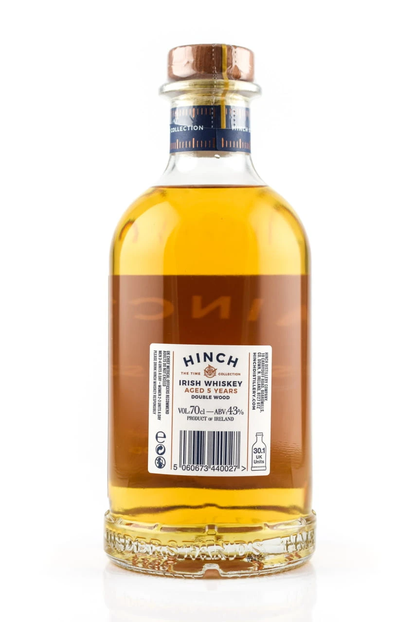 Hinch 5 Jahre Double Wood 43%vol. 0,7l – Bild 2
