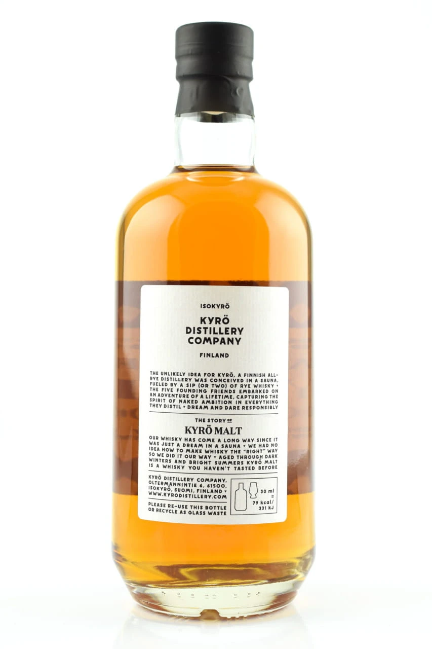 Kyrö Malt Rye Whisky 47,2%vol. 0,5l – Bild 2