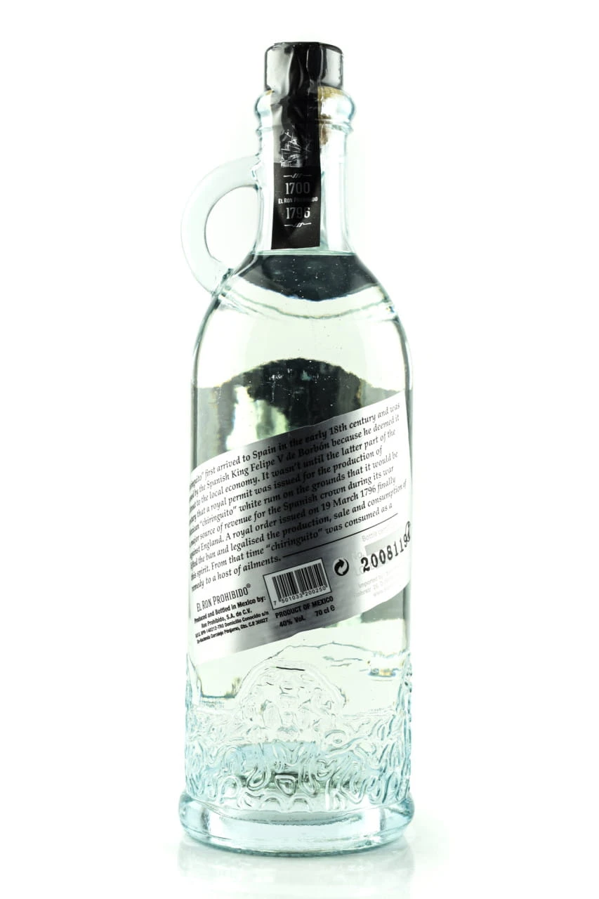 El Ron Prohibido Silver 40%vol. 0,7l – Bild 2