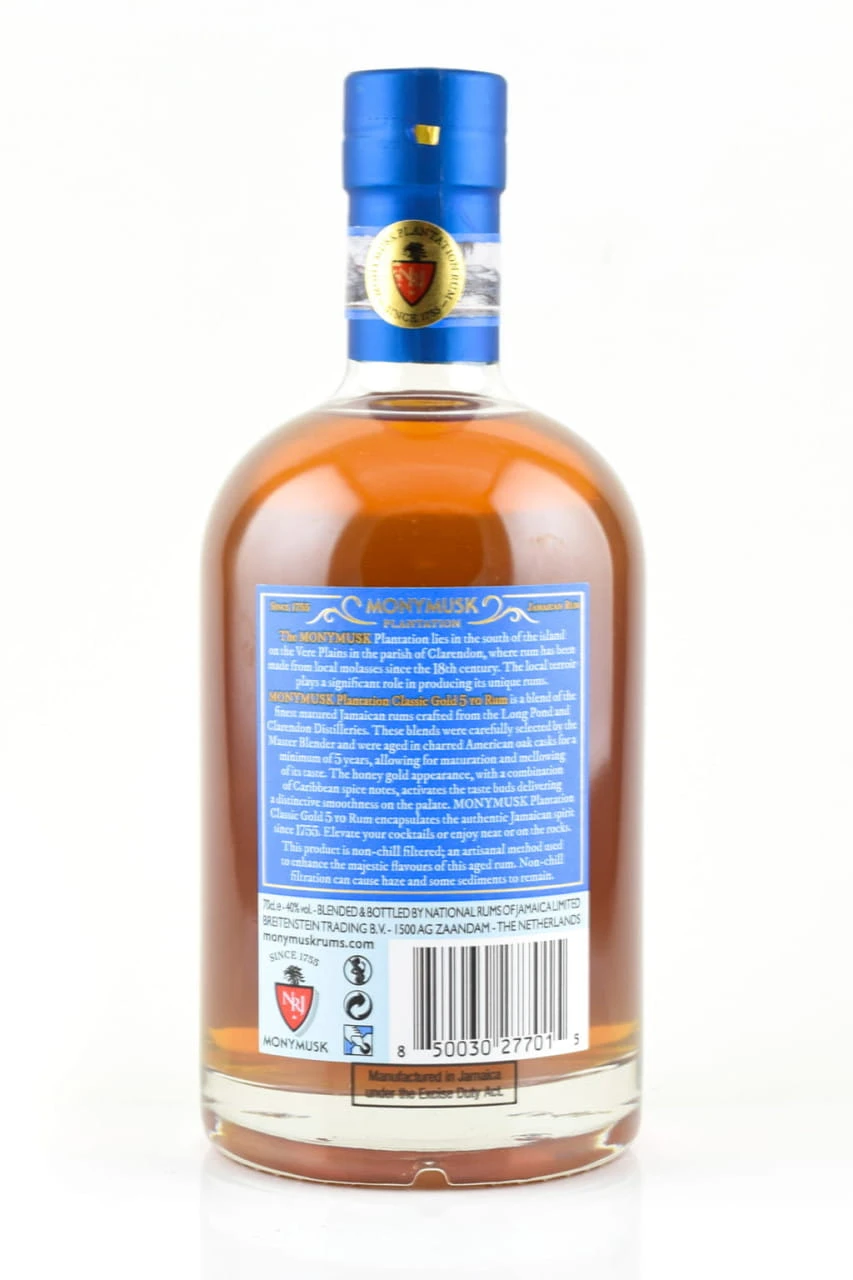 Monymusk Classic Gold 5 Jahre – Bild 2