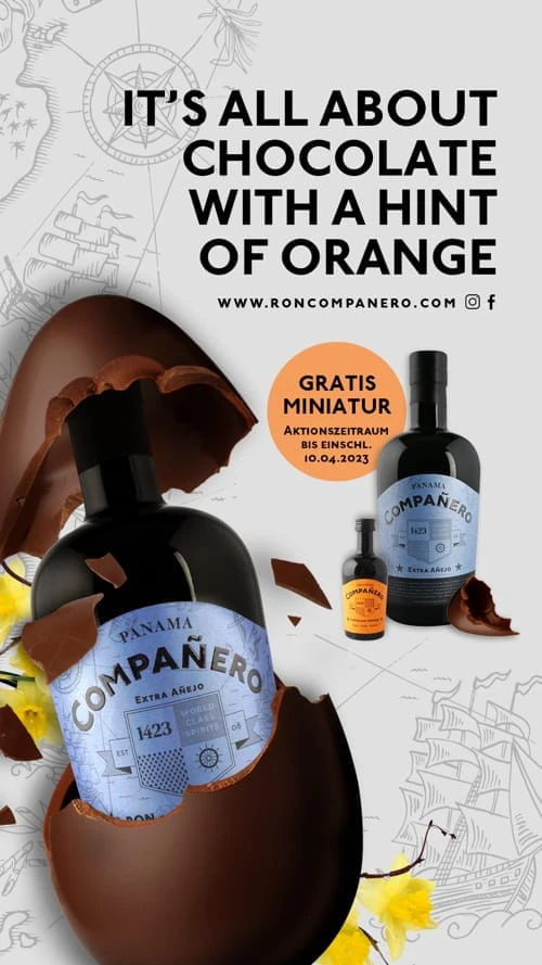 Companero Panama Extra Anejo Mit Elixir Orange Miniatur – Bild 4