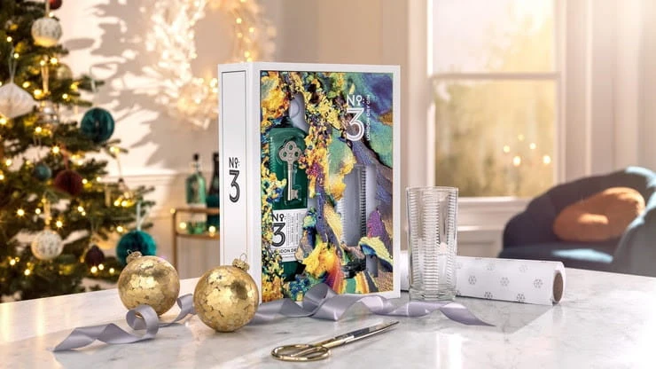 No. 3 - London Dry Gin 46%vol. 0,7l Mit Glas – Bild 4